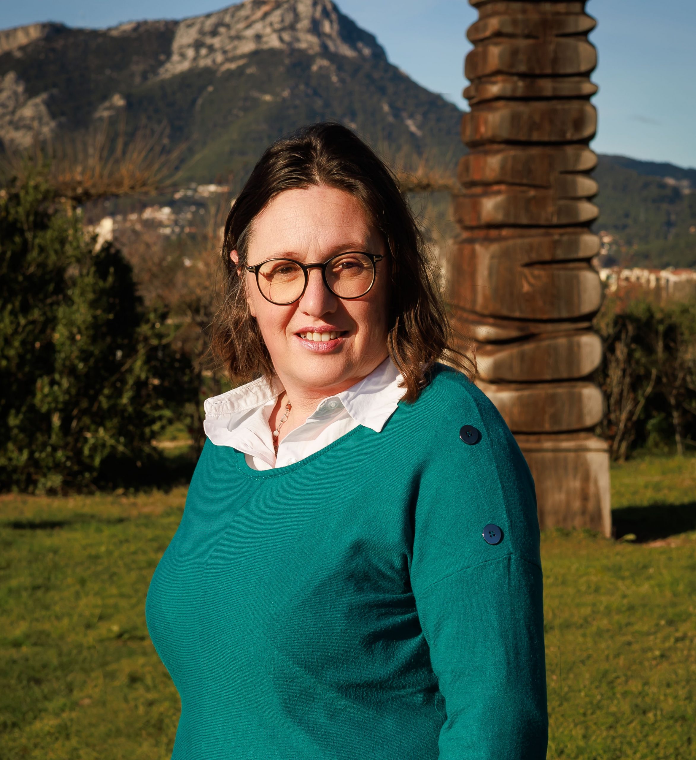 Portrait de Céline Préget, co-gérante, urbaniste et paysagiste chez Teralia Conseils, spécialisée en aménagement durable et ingénierie territoriale